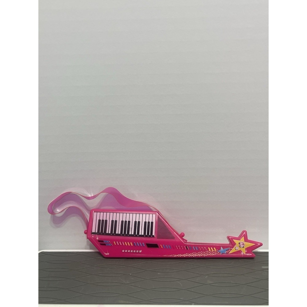 Barbie Princess Zia Rock N Royals Pink Keyboard Band Instrument Vintage 80s